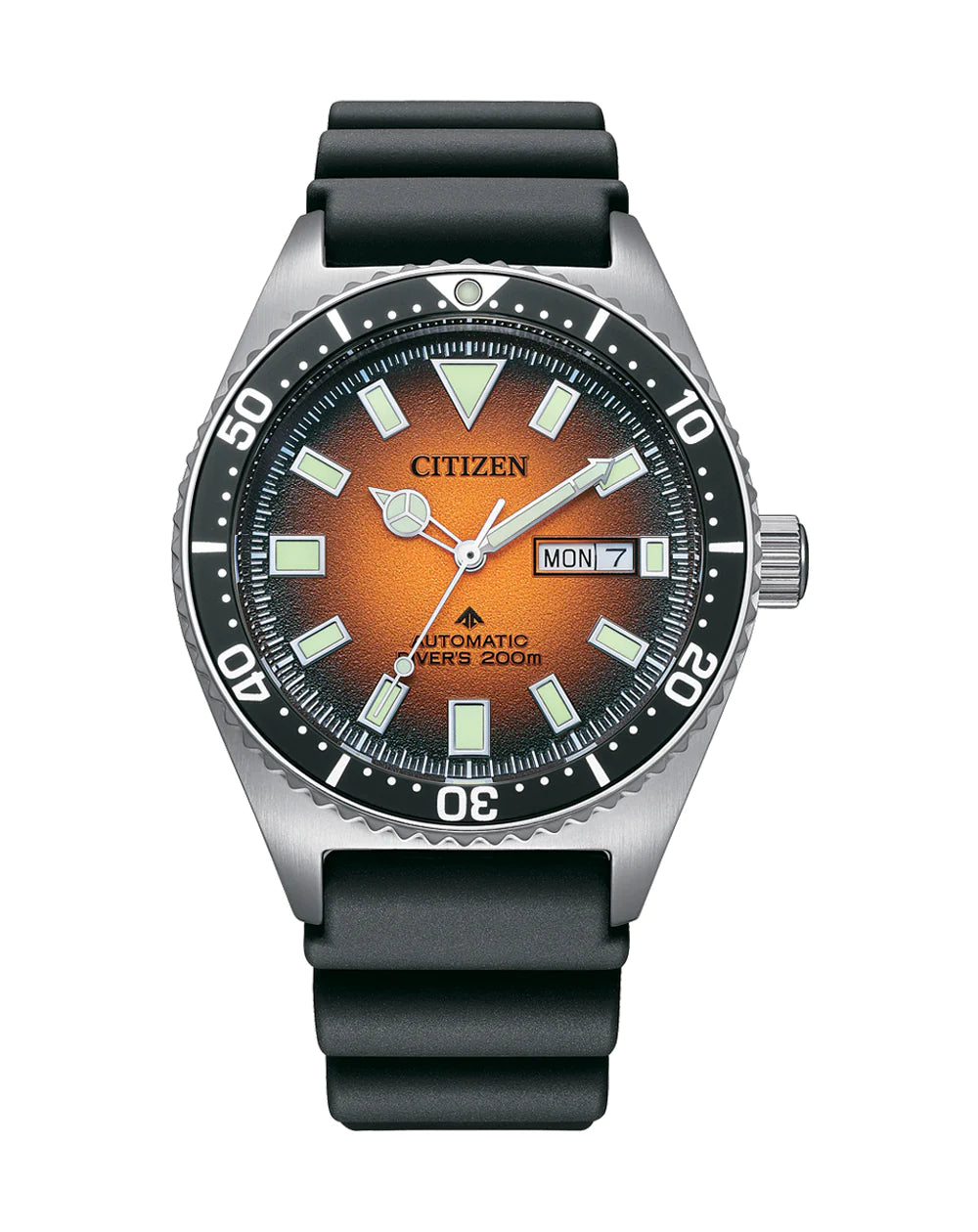 Citizen Promaster Gents Automatic Orange Dial Watch #24074