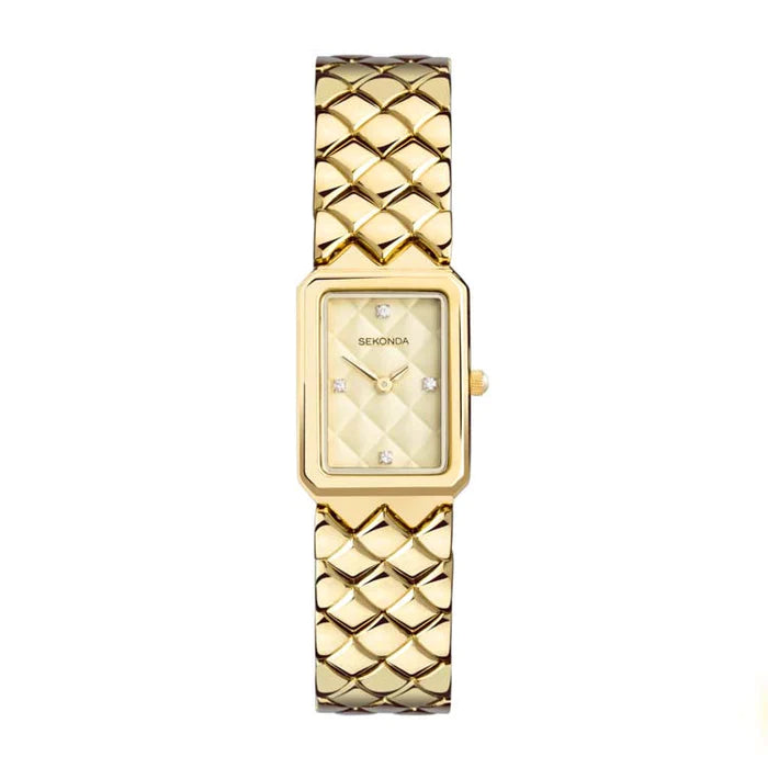 Sekonda Ladies Stainless Steel Gold Watch # 24618
