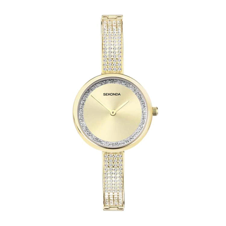 Sekonda Ladies Sparkle Aurora Gold Strap #