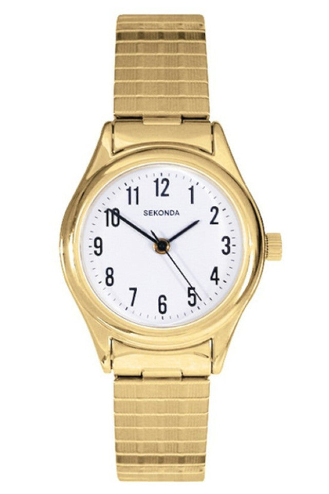 Sekonda Gold Coloured Expander Strap Watch #