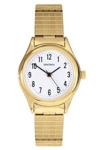 Sekonda Gold Coloured Expander Strap Watch #