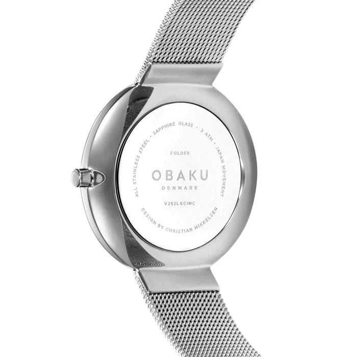 Obaku Folder Steel Watch #