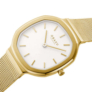 Obaku Oktant Lille-Gold Watch #24231
