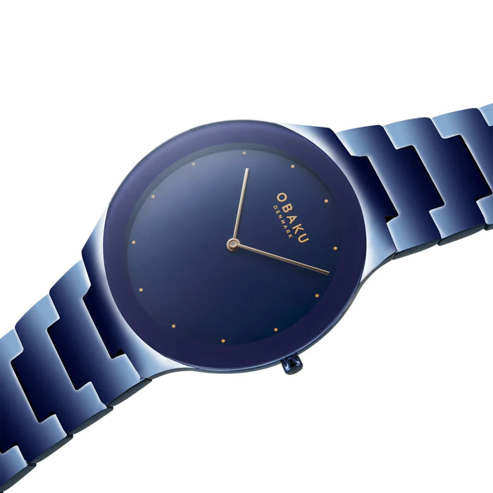 Obaku Spejl-Blue Watch #24244