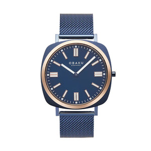 Obaku Punkter-Ocean Blue Watch #24630