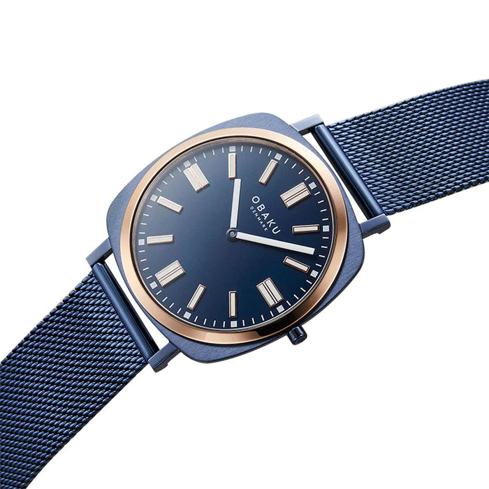 Obaku Punkter-Ocean Blue Watch #24630