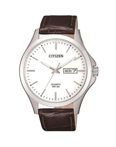 Citizen Gents Quartz Leather Strap Watch #23338 #24063