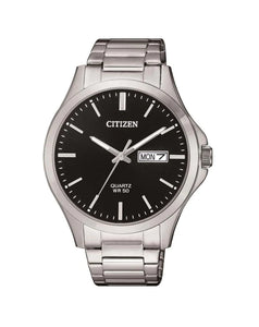 Citizen Gents Brushed Metal Toned Watch #24403