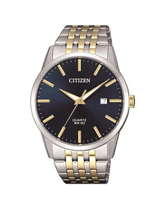 Citizen Gents Quartz Stainless Steel Blue Dial Watch #21495