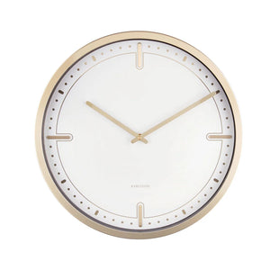 Karlsson Dots & Batons Wall Clock (White)  #24495 #24496