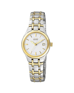 Citizen Eco Drive Ladies Stainless Two Tone Watch #