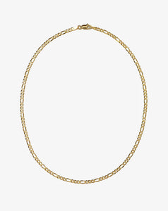 9ct Figaro Chain 1.1. 2 Sides 40 Gauge 46cm #24798