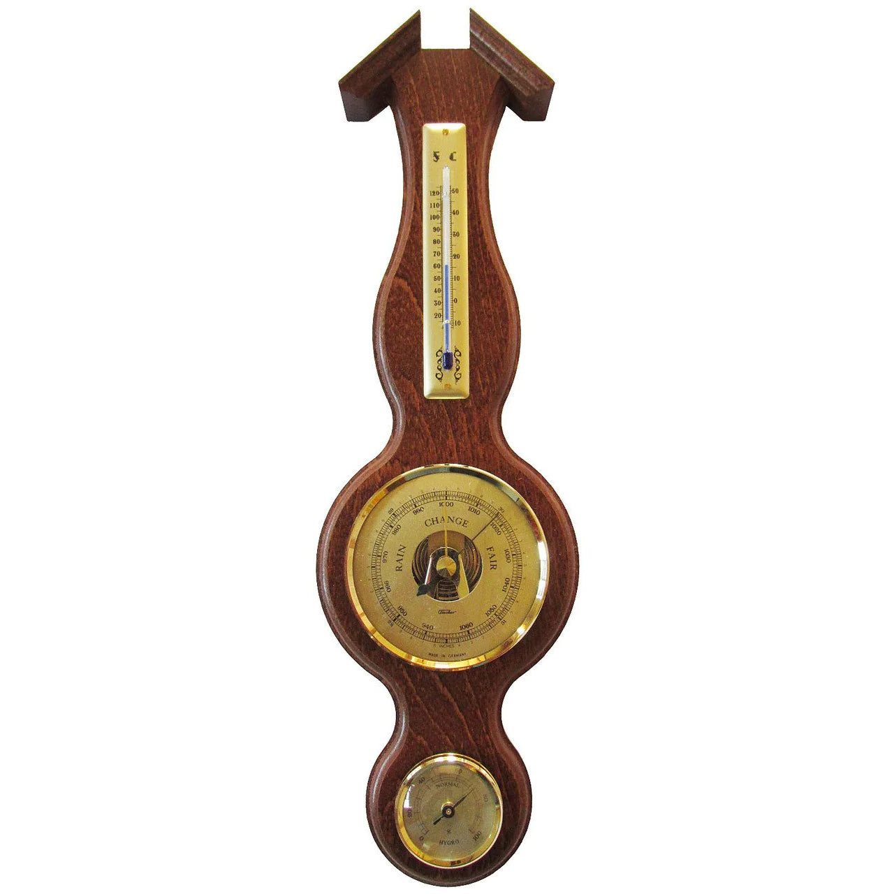 Fischer Traditional Weather Station Walnut #24316