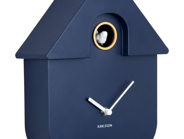Karlsson Modern Cuckoo Clock Dark Blue #24412 #24413#24518#24519#24521