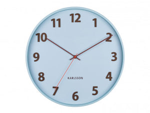 Karlsson Summertime Soft Blue Wall Clock #24479 #24480