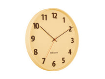 Karlsson Summertime Wall Clock Soft Yellow #