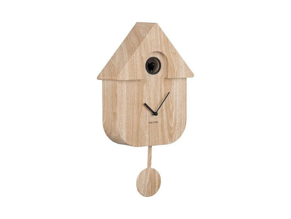 Karlsson Modern Cuckoo Clock - Light Colour #