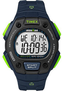 Timex IM Classic 30 Lap Full Blue/Lime Watch #