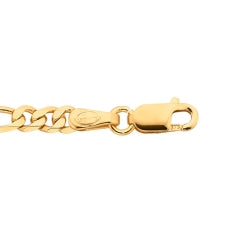 9ct Yellow Gold 46cm 3:1 Figaro Chain 80 Gauge #