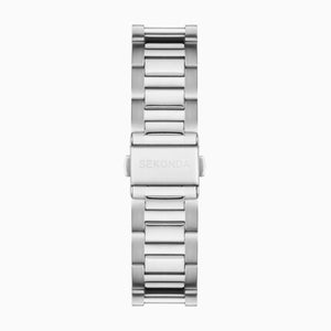 Sekonda Circuit Chronograph Men’s Watch | Silver Alloy Case & Stainless Steel Bracelet with Blue Dial