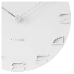 Karlsson on the Edge Wall Clock - White #22469 #24502 #24503 #24504 #24505