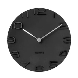 Karlsson on the Edge Wall Clock - Black #24511