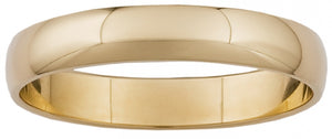 9ct Yellow Gold Classic Half Round Flat Fit Wedding Ring  #23958