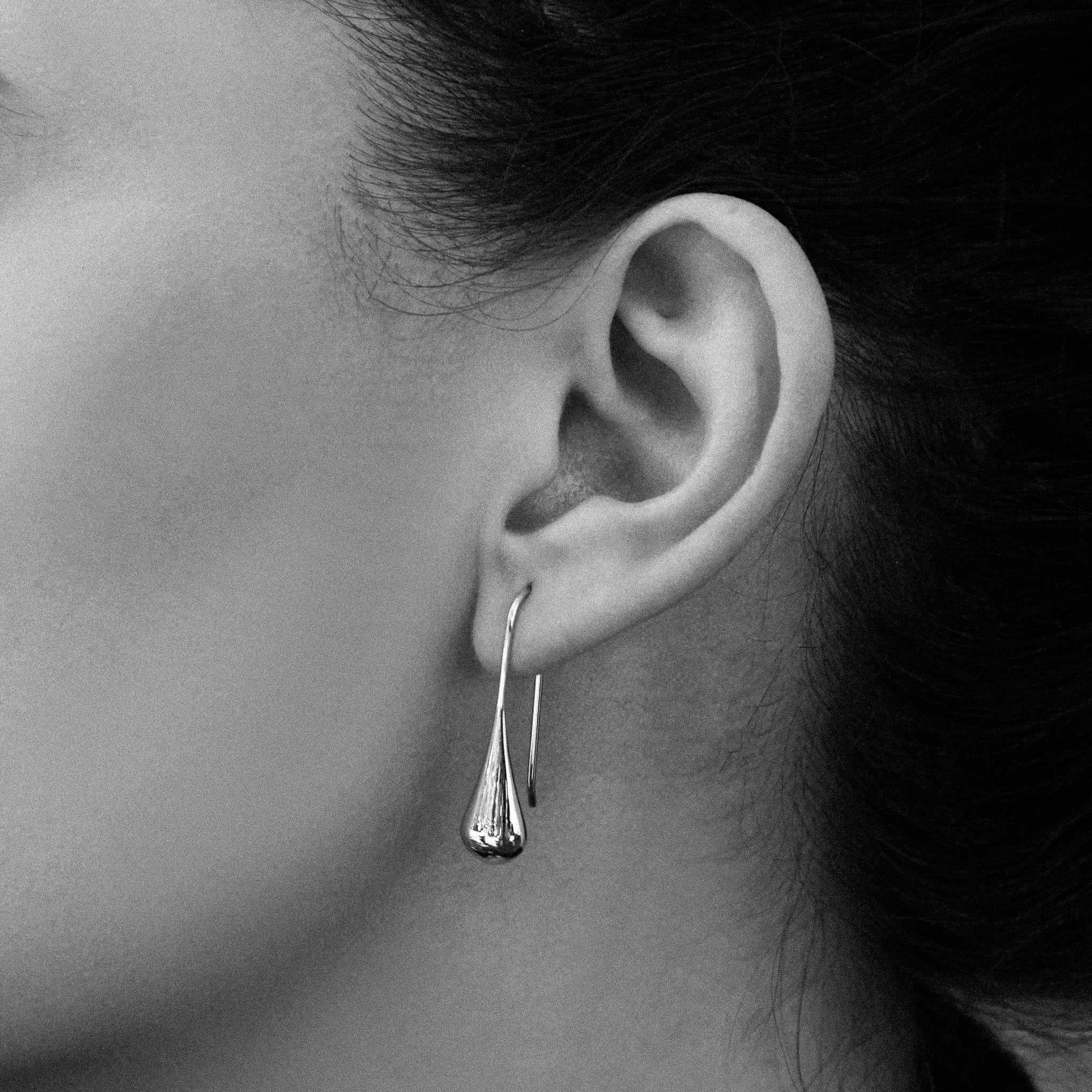 Najo My Silent Tears Silver Earrings   #24942 #24943