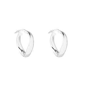 Najo Eddy Hoop Silver Earrings #25231 #25232#25240#25241