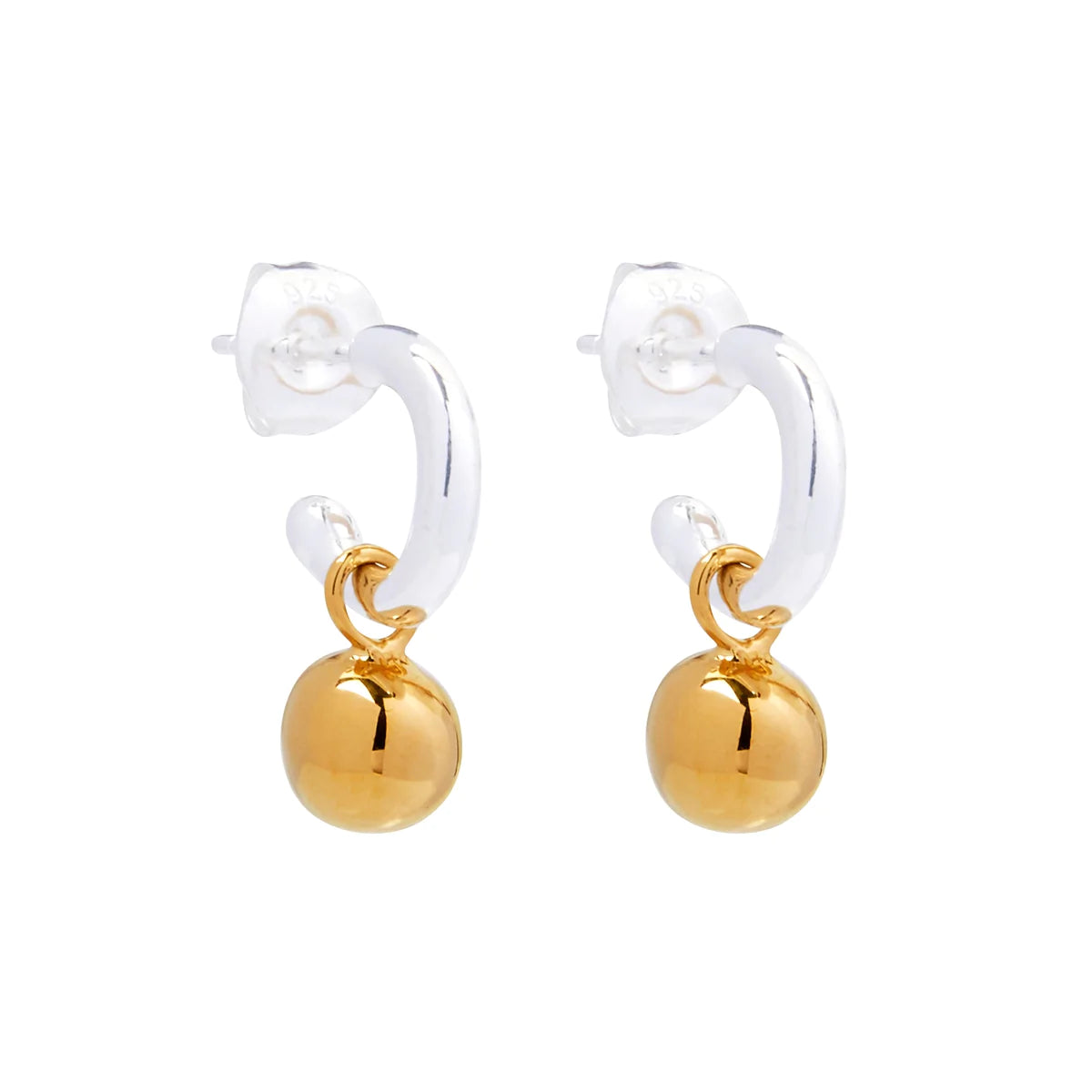 Najo Shimmy Two-Tone Earrings #