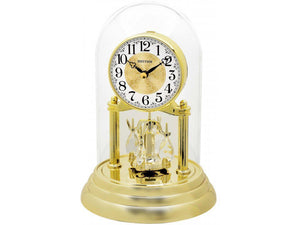 Rhythm CRG120NR18 Dome Glass Rotating Pendulum Anniversary Clock #25089