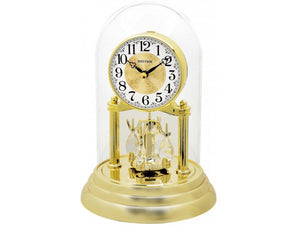 Rhythm Dome Glass Rotating Pendulum Anniversary Clock #