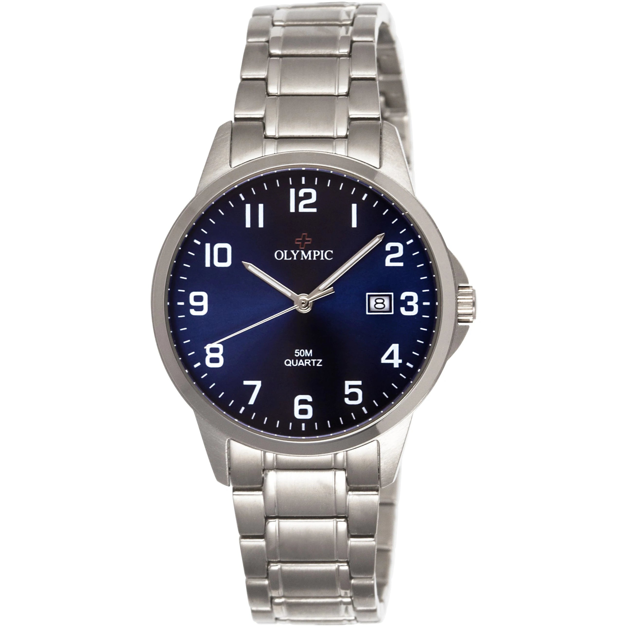 Olympic Men's Titanium Case & Bracelet Watch #