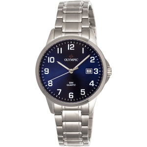 Olympic Men's Titanium Case & Bracelet Watch #