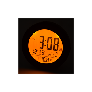 Rhythm LCT103NR02 Digital Alarm Clock Black #25296