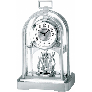 Rhythm Carriage Table Clock with Pendulum #