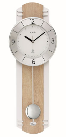 AMS Sonoma/Aluminum 60cm Designer Wall Clock #22523