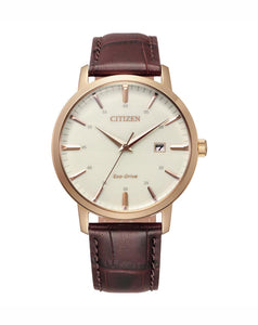 Citizen Eco Drive Gent's Leather Strap Watch #21487