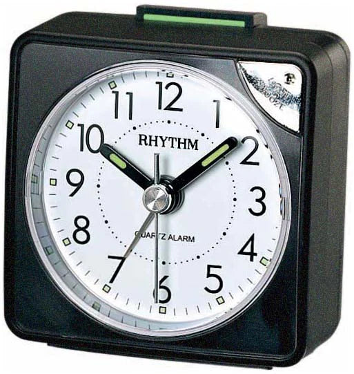 Rhythm Black Alarm Clock #24728