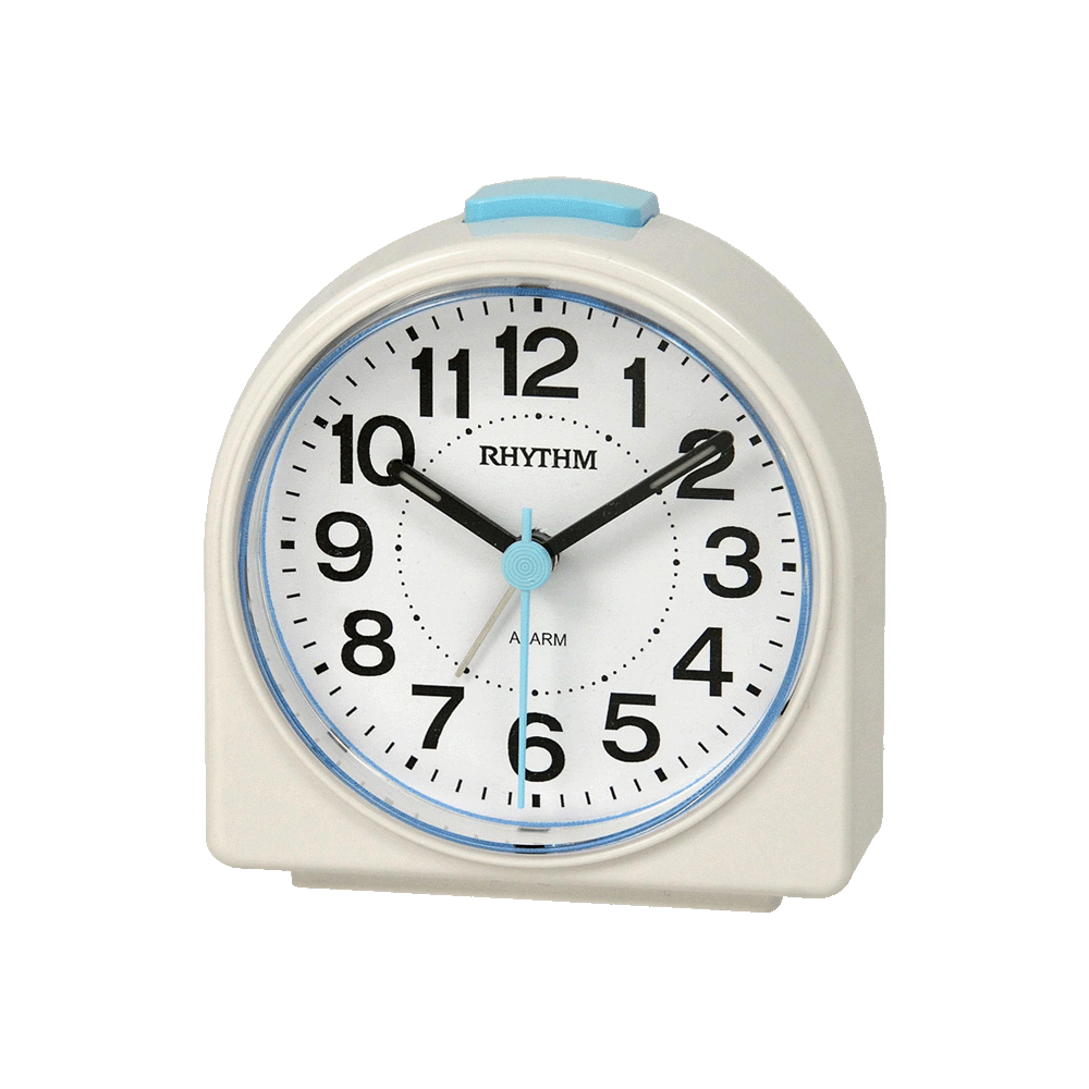 Rhythm Blue Beep Alarm Clock #25444