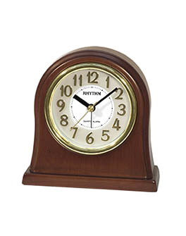 Rhythm Wooden Case Mantle Clock #