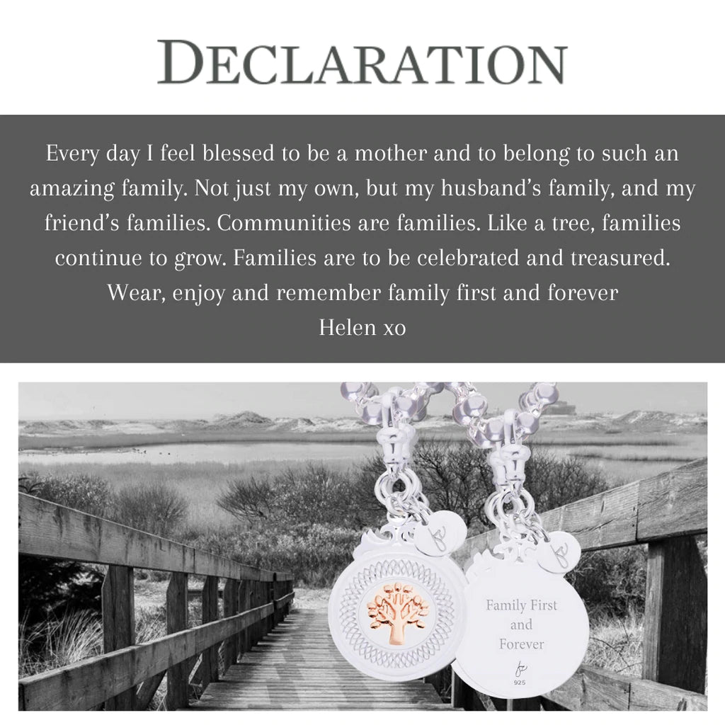 Sterling Silver Declaration Family (Tree) Necklace #