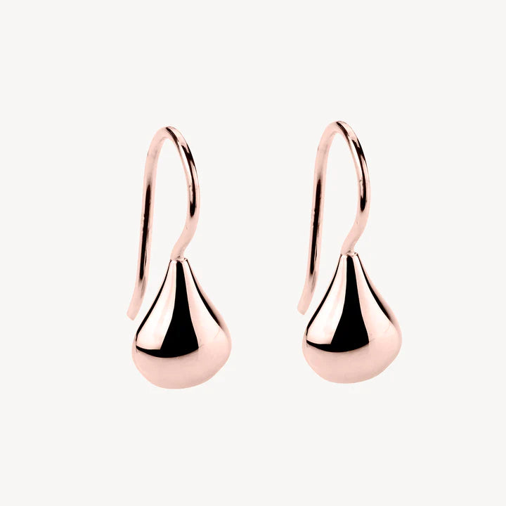 Najo Baby Tears Earrings Rose Gold  Plated #23293