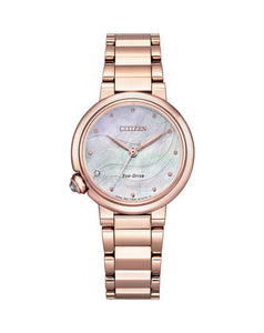 Citizen Ladies Mother of Pearl Pink Eco Drive Watch #22407