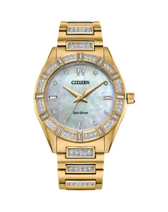 Citizen Ladies Mother of Pearl Eco-Drive Watch #23594