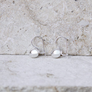 Najo Silver Euro Ball Earring #23066