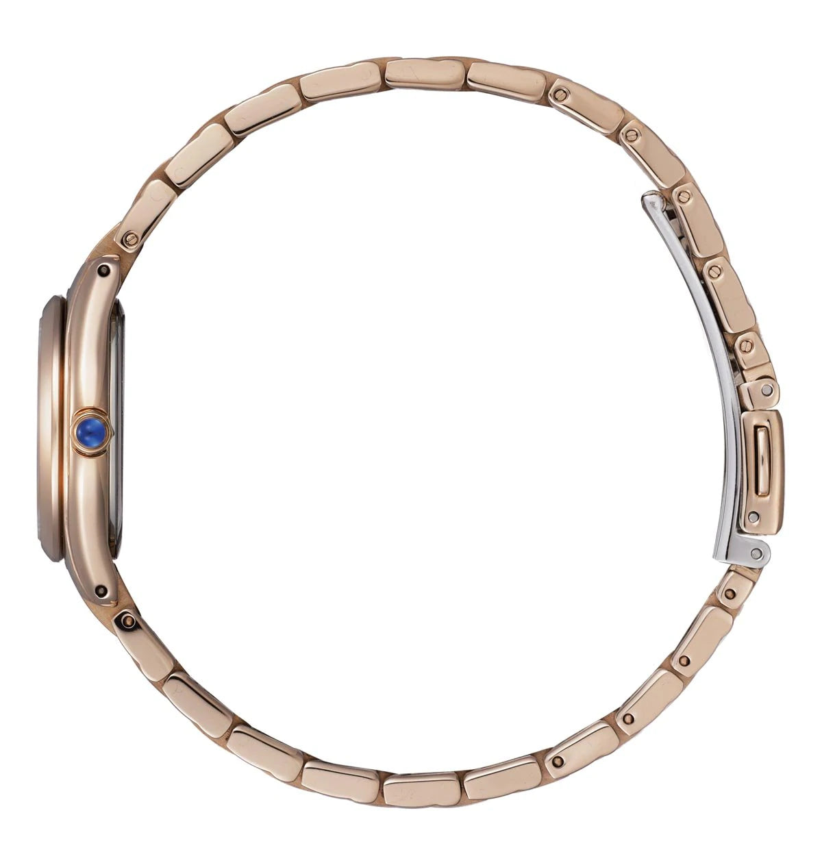Citizen Ladies Eco-Drive Rose Gold Plating Mother of Pearl Bracelet Watch #