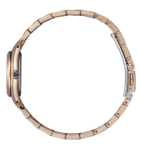 Citizen Ladies Eco-Drive Rose Gold Plating Mother of Pearl Bracelet Watch #