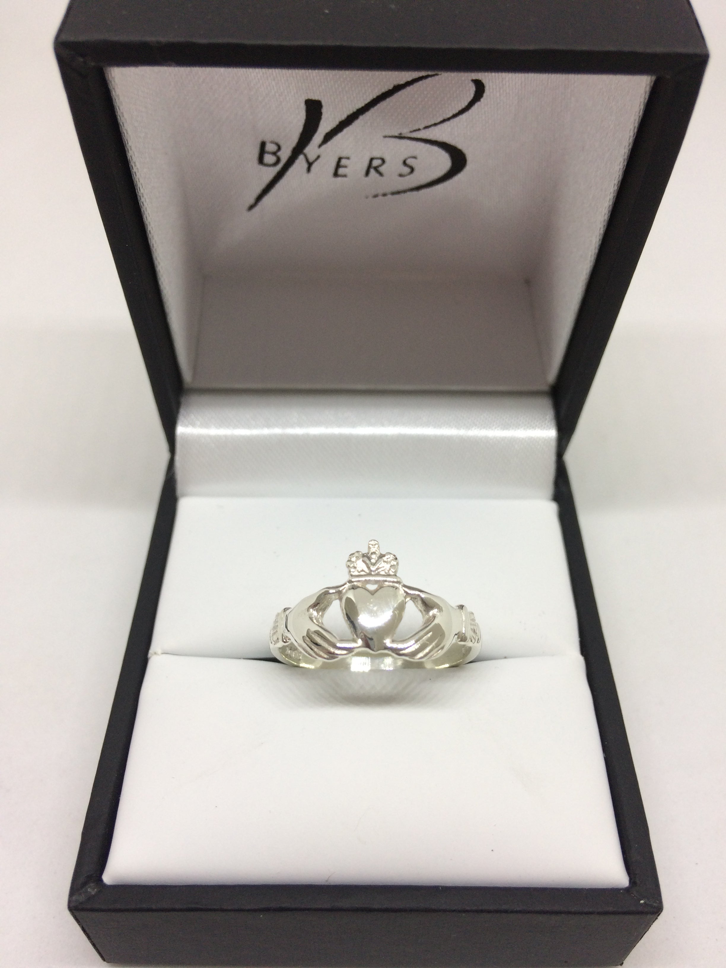 Sterling Silver Claddagh Dress Ring #1050
