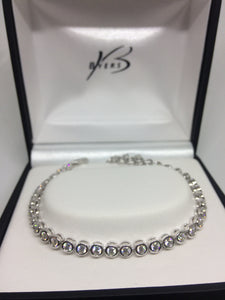Ellani Sterling Silver Tennis Bracelet #21987